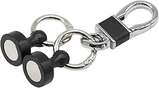 [Wesleyyy] マグネットキーチェーン | 強力 多機能 キーリング,マグネットクイックリリースキーチェーンクリップ | 個人用ゴルフアクセサリー 日常整理 アウトドア旅行 携帯用