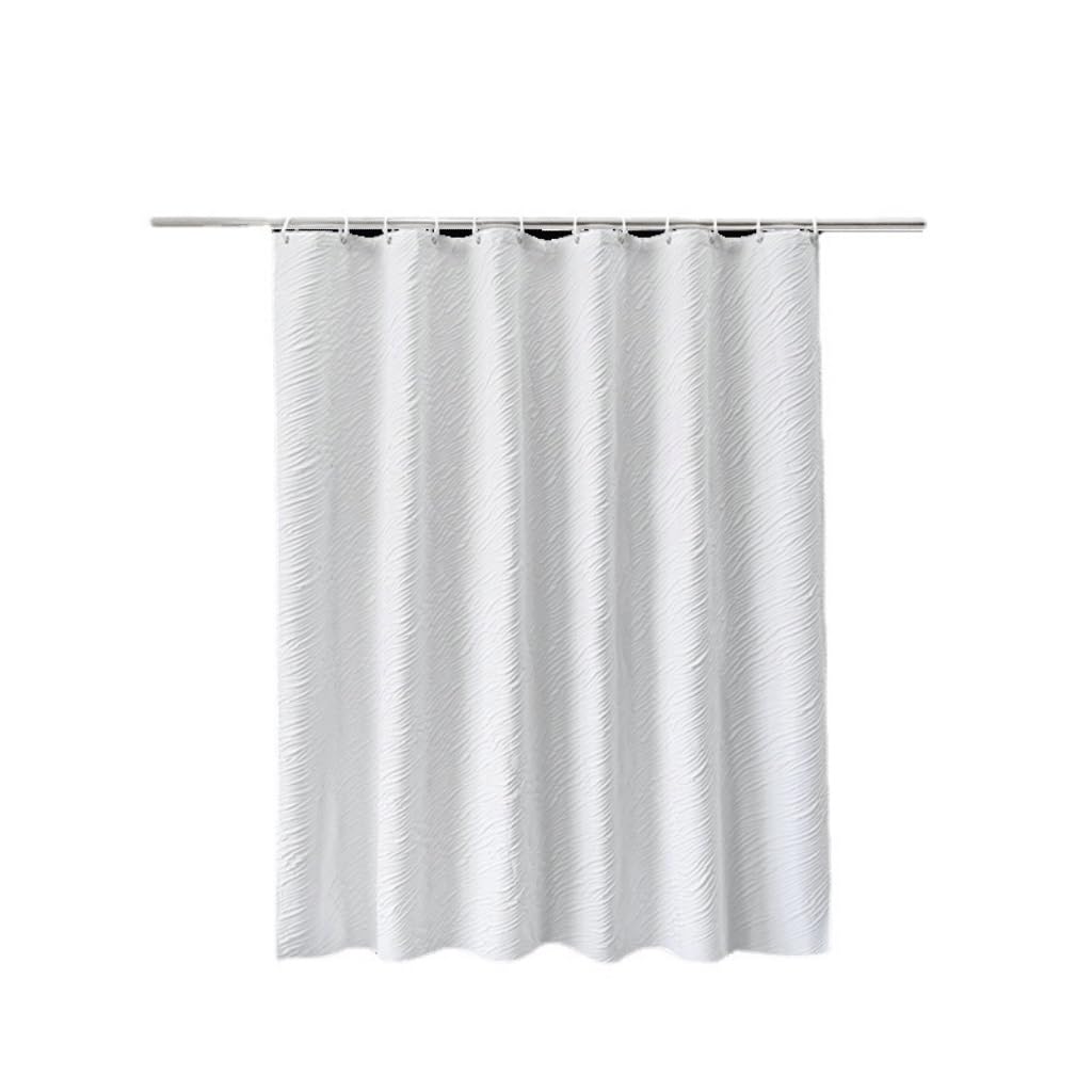 Rideau de douche anti-moisissure épais pour stopper les fuites d'eau sur le sol 183x213cm
