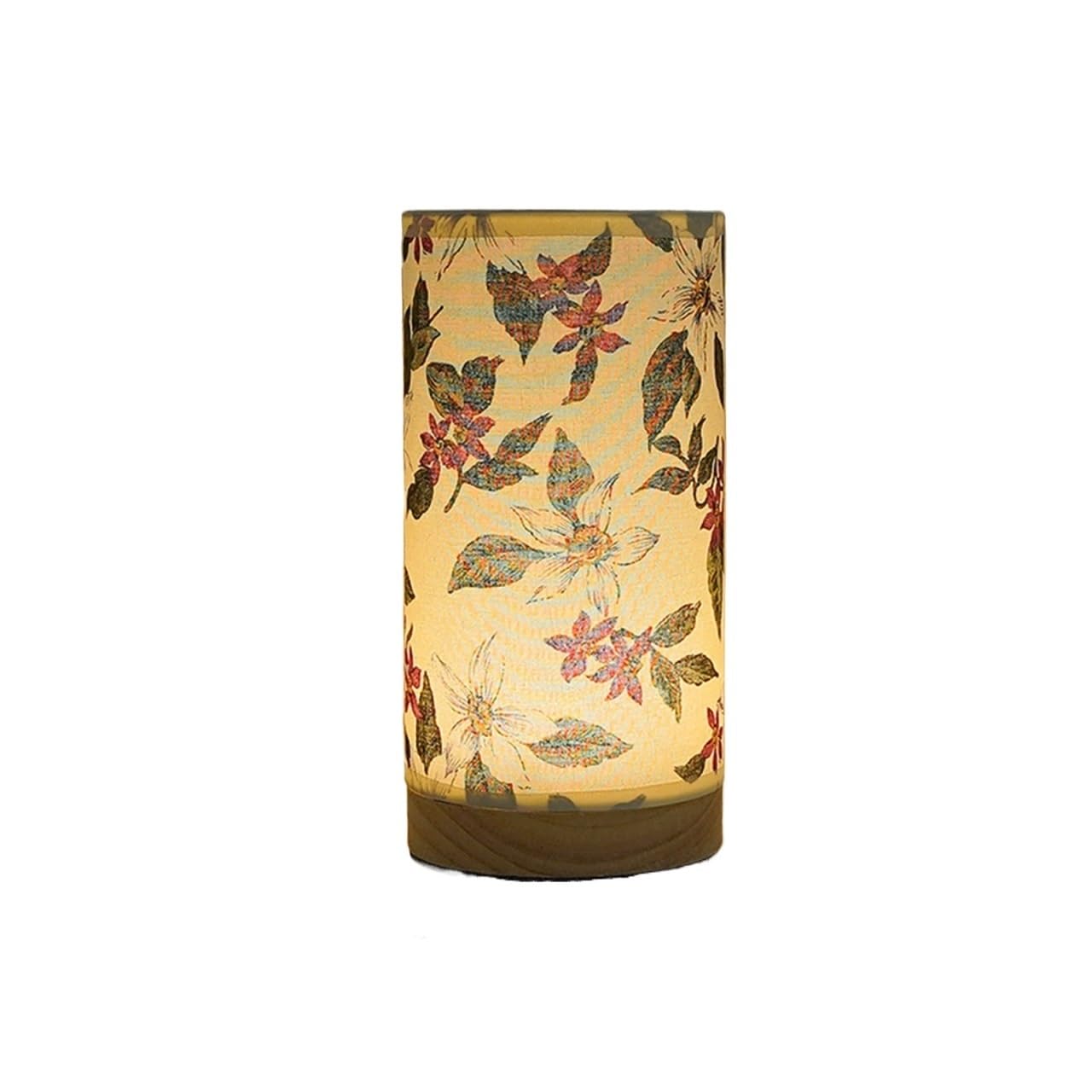 Hhmmei2024-23 Table Lamps Fabric Flower Table Lamp Bedroom Bedside Atmosphere Three-Color Light Change