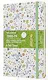 Moleskine 2018-2019 18M Limited Edition Petit Prince Weekly Notebook, Large, Weekly Notebook, Pattern White, Hard Cover (5 x 8.25)