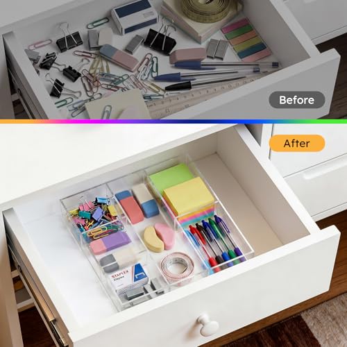 Image of HIIMIEI Acrylic Drawer Organizer (12'' x 12'')