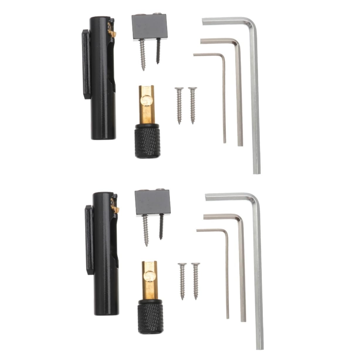 ERINGOGO 10 Strings Accessories for Musical Instruments Headless Bridge Single Bridge Bass Bridge Round Bridge Guitar, TA1138ADA04LP