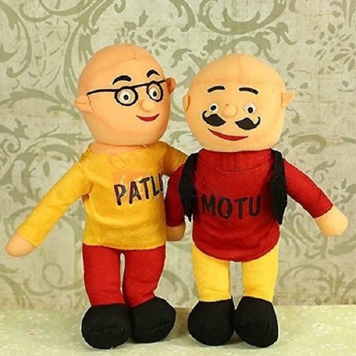 Image of THE MODERN TREND Cartoon Motu patlu Teddy for Girls Boys Soft Toys