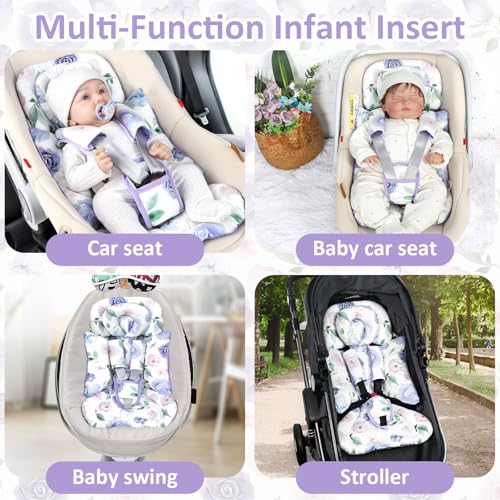 Inserto para asiento de bebé TANOFAR con cojín removible miniatura 7
