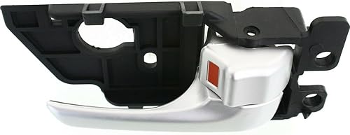 Miniatura 4 de Manija de puerta interior compatible con Kia Forte Forte Koup 2010-2013 pintado de plástico plateado