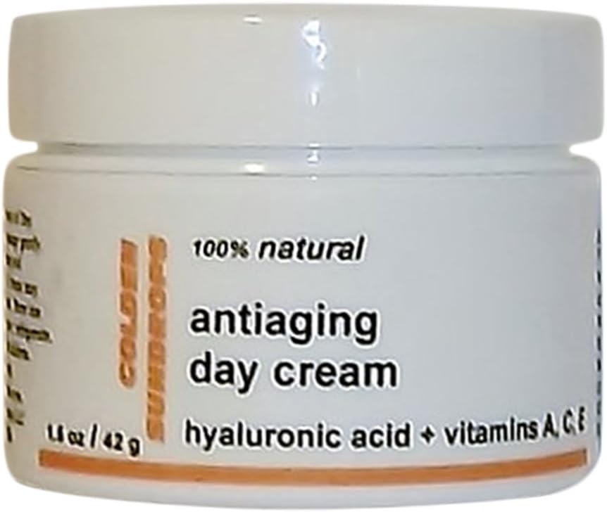 Golden Sundrops Day Cream (1.5oz / 42g) Antiaging Fast Acting Hyaluronic Acid + Vitamins A C E Tightens Firms Brightens Skin Reduces Wrinkles Moisturizes Rejuvenates Face and Neck