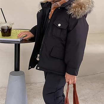 Combinaison De Ski Enfant 2 Pièces (doudoune + Pantalon) - Imperméable, Coupe-vent, Chaude, Pour Filles Et Garçons 1-7 Ans