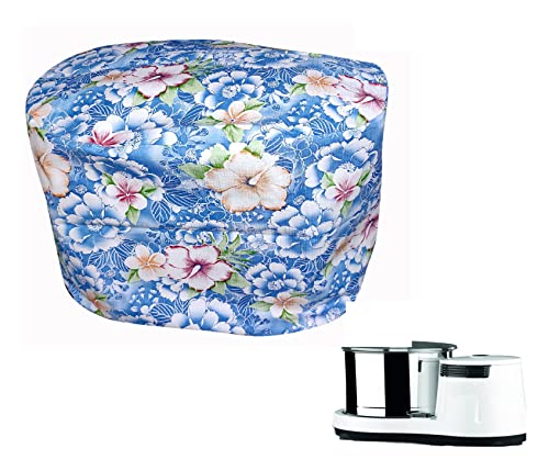 SUVE® Table Top Wet Grinder Cover for Kitchen Wet Grinders, suitable for all Wet Grinders, Printed Flowers Design