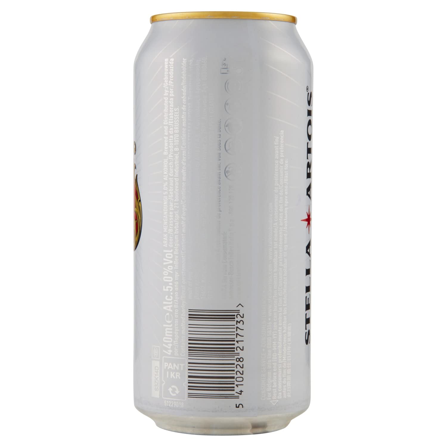 Stella Artois, Birra Lattina - Pacco da 24x44cl & Bud, Birra Bottiglia - Pacco da 24x33cl