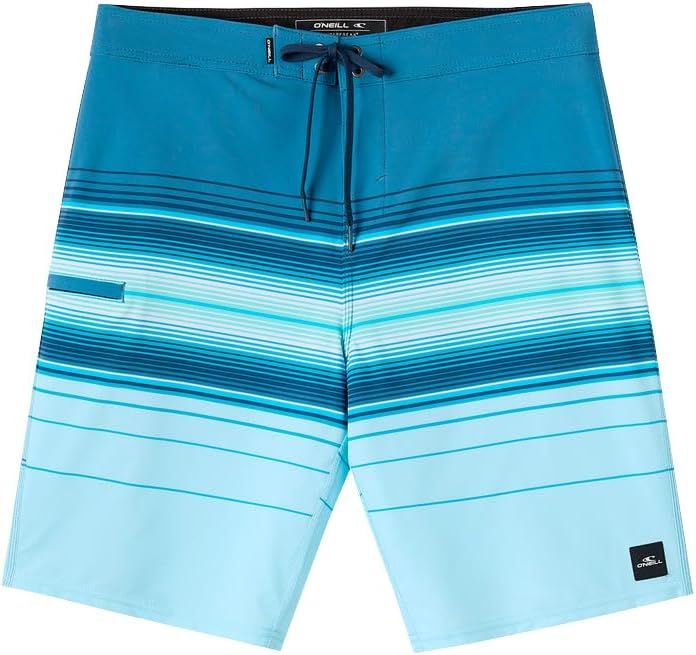 O'NEILL Hyperfreak Heat Stripe 21in Boardshort Sky 32 Multi