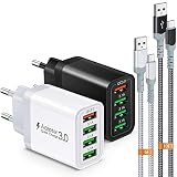 【Excelente Seguridad】Los chips inteligentes integrados y los refractarios de alta calidad pueden prevenir el sobrecalentamiento y mantener la vida útil de la batería del cargador rapido usb. A través de múltiples pruebas de calidad y seguridad, múltiples mecanismos de protección interna garantizan una carga segura y eficiente, protegiendo su equipo de sobrecorriente, cortocircuito, sobrecalentamiento, sobrecarga y otros efectos.