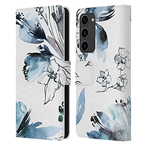 Étui Portefeuille Samsung S23+ Haroulita Pervenche Cuir Anti-Rayures