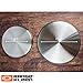 Range Kleen 550 Stainless Steel Round Burner Kovers, Set of 4