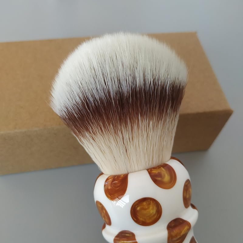 YUNXIAO A2S shaving brush with resin handle and Synthetic Hair Bristle for Wet Shave