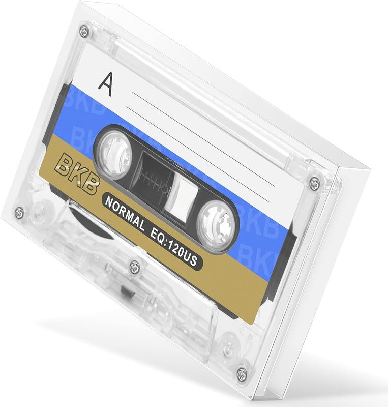 ETZIN Low Noise Audio Cassettes, Empty Audio Cassettes for Music Cassettes, Low Noise High Performance, 45/90 Minutes, Magnetic Tape, for Lectures, Seminars, Everyday Recordings EPL-1238CA (Pack of 1)