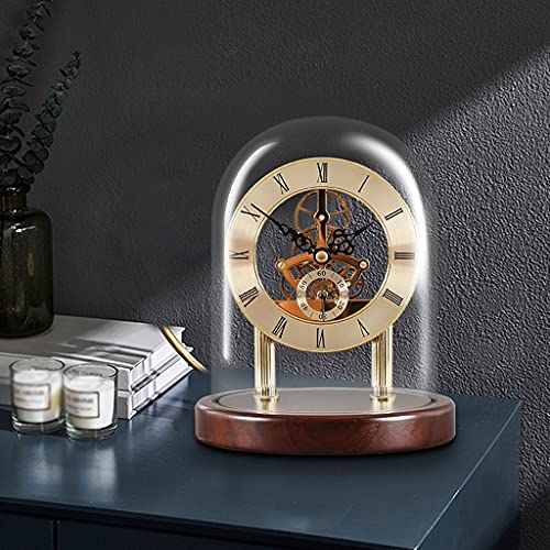 Reloj de mesa pequeño minimalista y moderno adorno para mueble del hogar 8