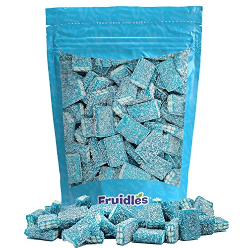 Sour Blue Raspberry Licorice Bricks (Sold By The Pound) (2 Pound Total Of 32 Oz) #TOP25