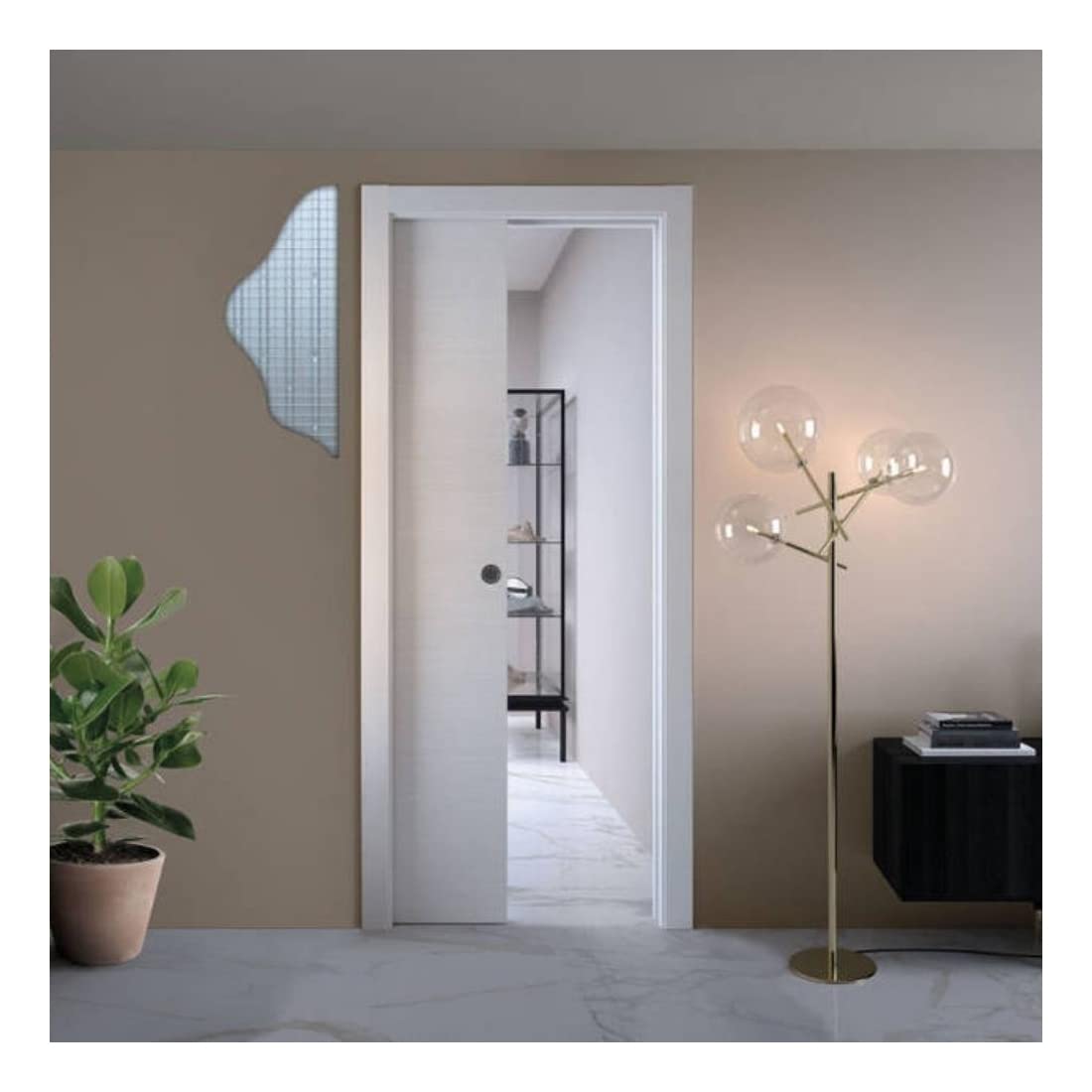 CONTROTELAIO DOORTECH SCRIGNO PER INTONACO 70X210X105