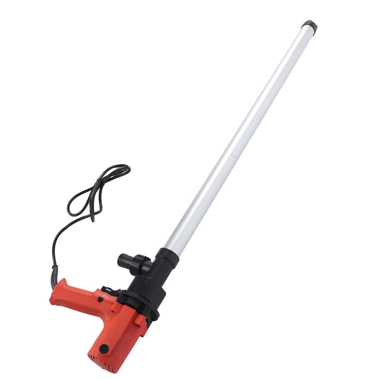 Elektrische Fasspumpe, 8000 U/min, 60–80 L/min Fasspumpe, Robuste Mehrzweck-Kraftstofftransferpumpe für 200-l-220-l-Fass, Pumpen von Wasser, Gas, Kerosin, Schmieröl (EU-Stecker