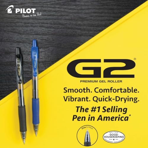 PILOT G2 Premium Gel Roller Pens, Rainbow Assorted Color Inks 0.7mm, 8 Pack - image 7