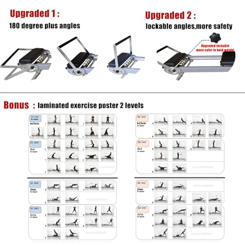 Pilates Reformer Machine ,Foldable Pilates Machine Equipment for Home