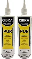Kit 2 Cola Madeira PUR Alta Resist?ncia Incolor Cibra Flex