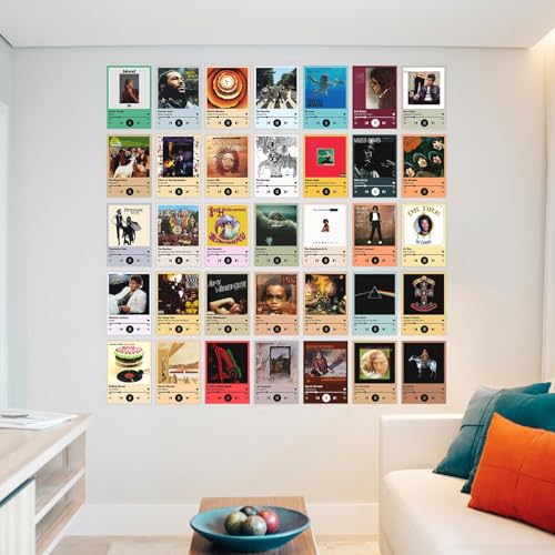 Image of Wallgasm paper Rock Band Posters - Set of 54, 4 x 6 Inches Posters Rock Band Posters Music Posters Mini Poster Set Collage Kit