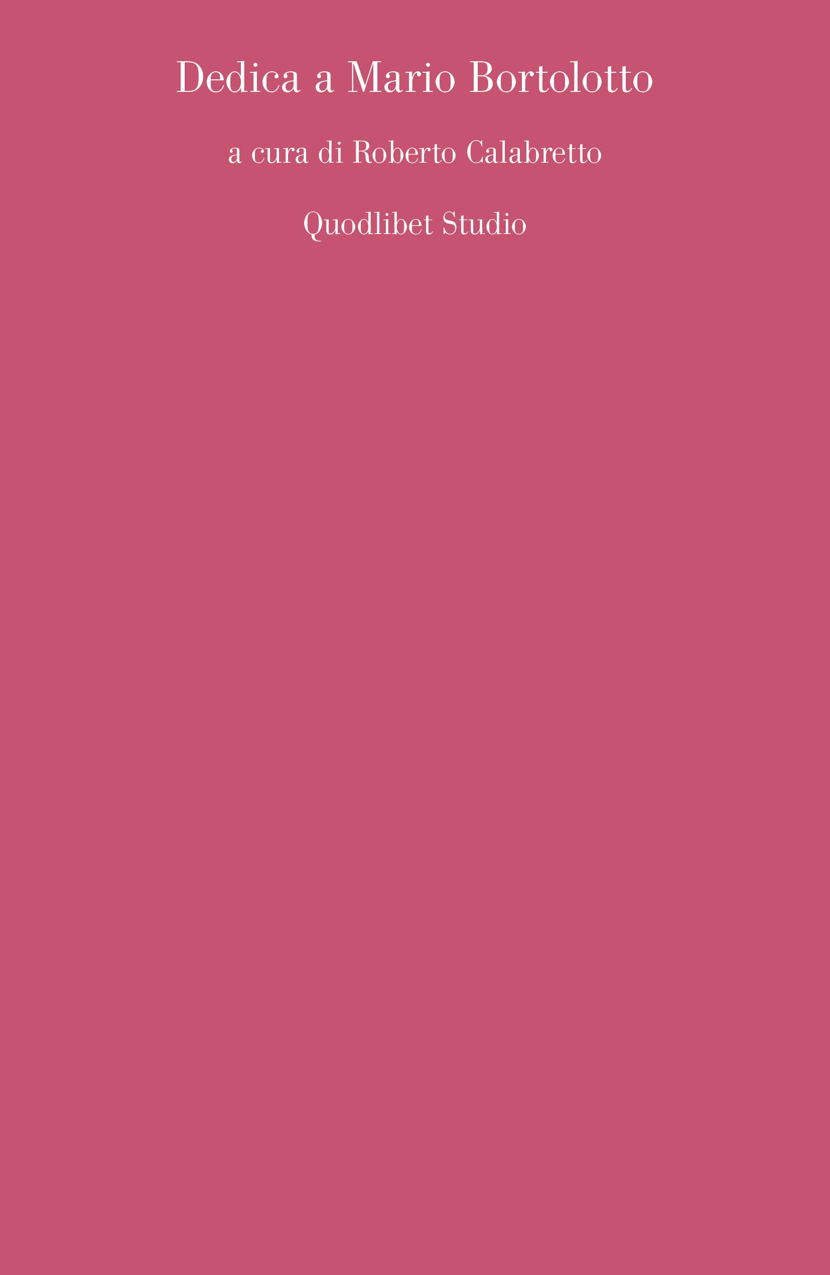 Dedica A Mario Bortolotto - 4