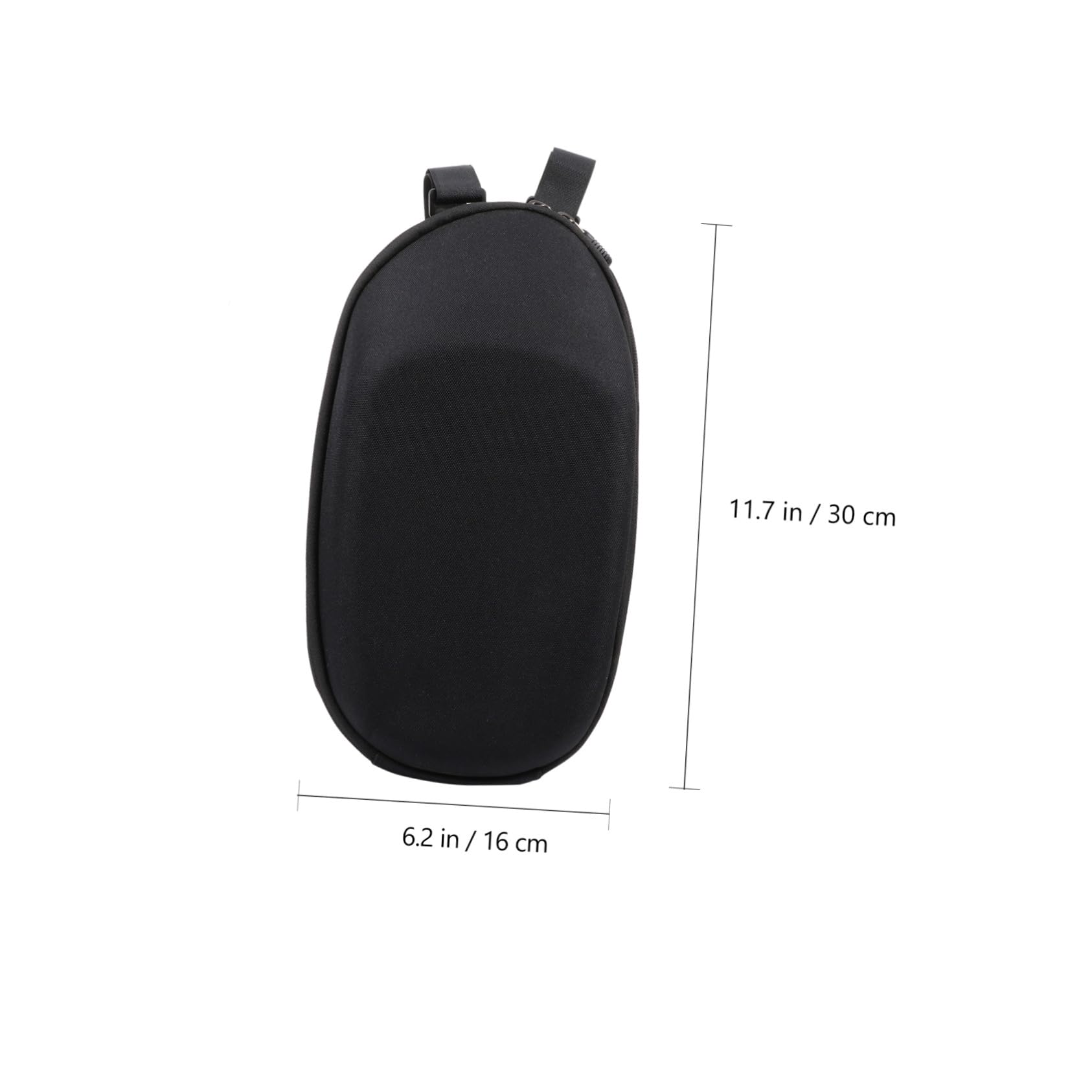 VICASKY Borsa da Manubrio per Bici in Pvc, Capacità 1-2l Cerniera Resistente, Leggera per Uscite All'aperto in Bicicletta