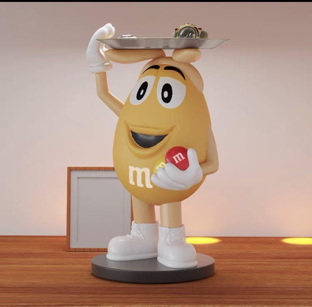 Amazon.co.jp: m&m's イエロー ディスペンサー フィギュア 置物 黄色