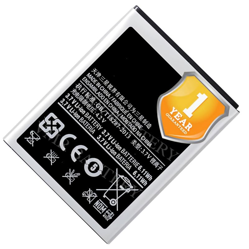 Image of Original EB-F1A2GBU Battery Compatible for Samsung Galaxy S2 (I777, GT-I9100, GT-I9100G, GT-I9100T) | S2 Plus (GT-I9105, GT-I9105P) - (1650mAh) - 1 Year Warranty K7