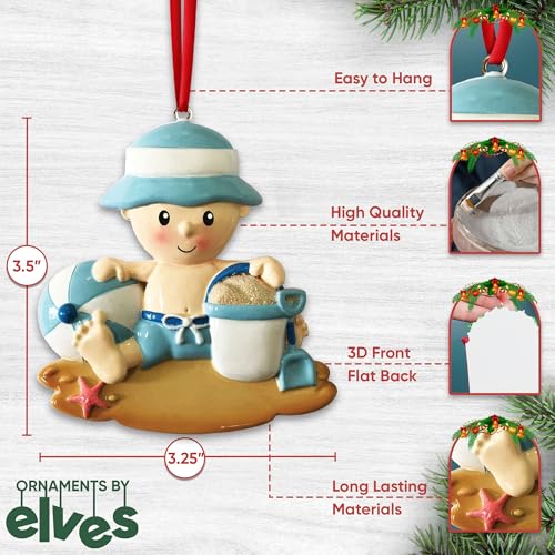 Personalized-Christmas-Tree-Toddler-Ornament-2024-Summer-Vacation-Baby-Christmas-Ornaments-for-Boys-Toddler-Ornaments-for-Christmas-Tree-Baby-Boy-First-Christmas-Beach-Ornaments-by-Elves Personalized Christmas Tree Toddler Ornament 2024 Summer Vacation Baby Christmas Ornaments for Boys Toddler Ornaments for Christmas Tree Baby Boy First Christmas Beach Ornaments by Elves