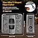 SEMKONT Cigar Cutter,Portable Multifunction V Cut Cigar Cutter, 4 in 1 Stainless Steel Guillotine with Cigar Punch,Cigar Holder and Twin Nubber,Suitable for Max 60 Ring Gauge Cigars (Gray)