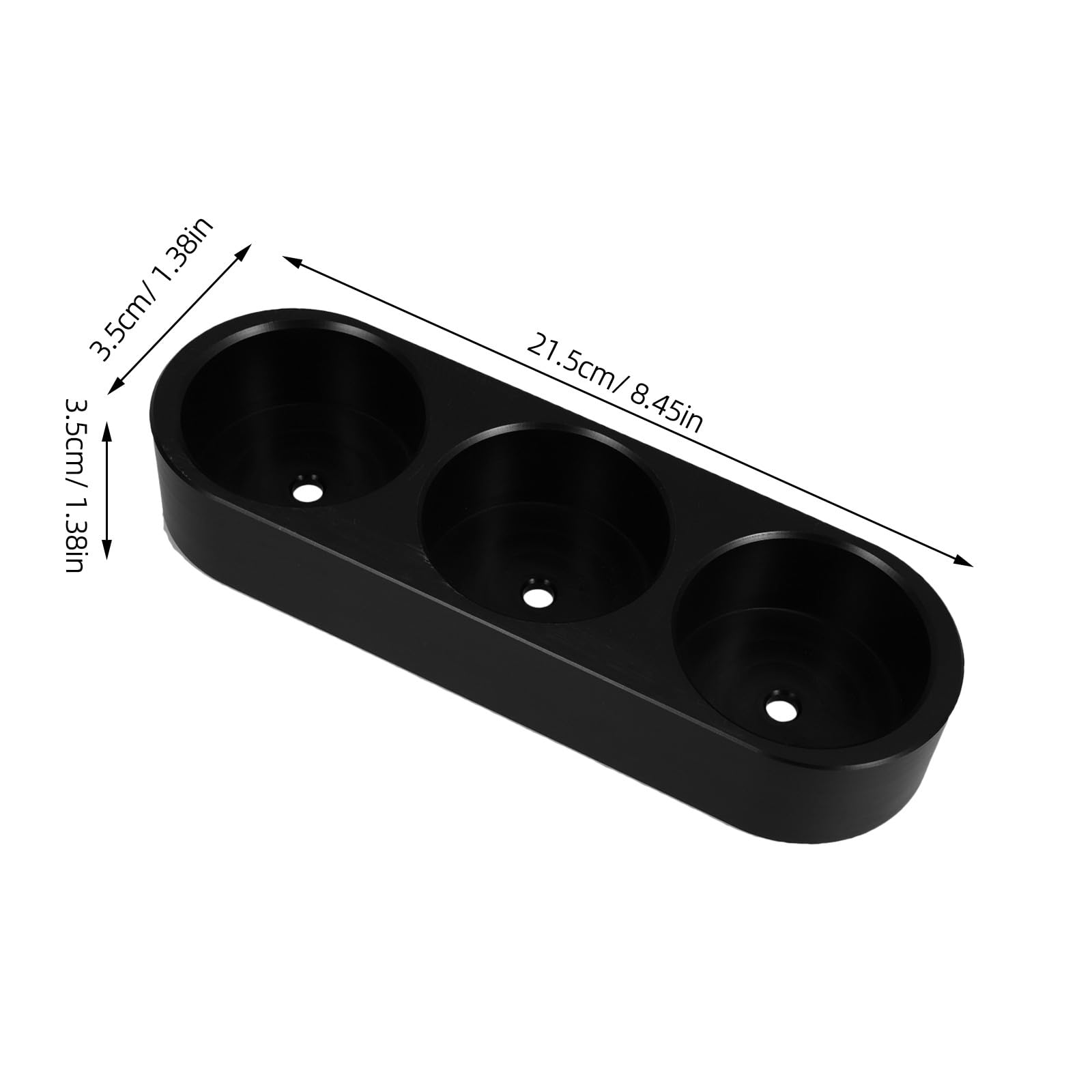 Luxshiny Soporte para bombonas de Gas, Organizador de 3 Ranuras para Cilindros de Gas, Soporte de encimera para Botellas de CO2, Base de Reutilizable Compatible con Cilindros de CO2 de 60 mm.