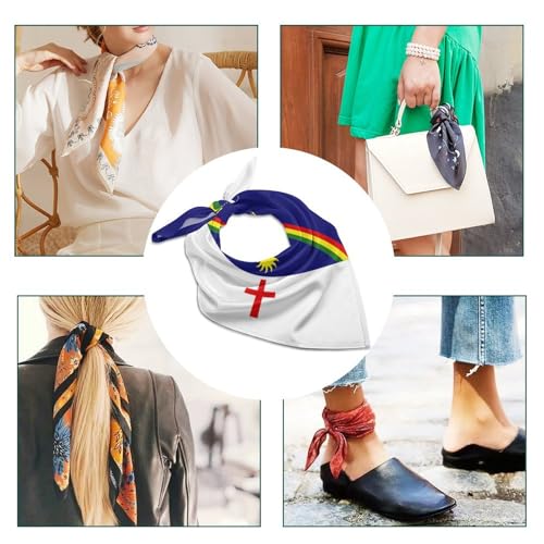 Calculay Flag of Pernambuco Head Scarf, Square Scarf, Hand Towel, Silk Scarf, Shawl, Headscarf, Scarf, Towel 18"x18"4