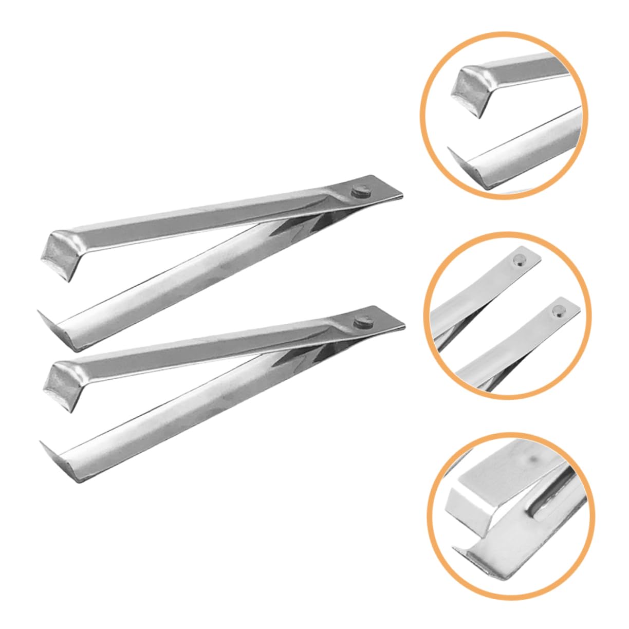 GRIRIW Garlic Peeler Stainless Steel Garlic Tool Manual Peeler Reusable Easy Peel Safe for Fingers Boys and Girls Use