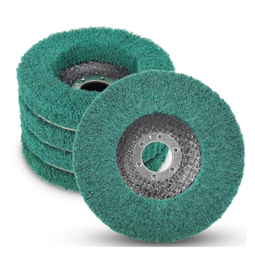 Disque de polissage nylon 125mm pour éliminer la rouille sans rayer le métal