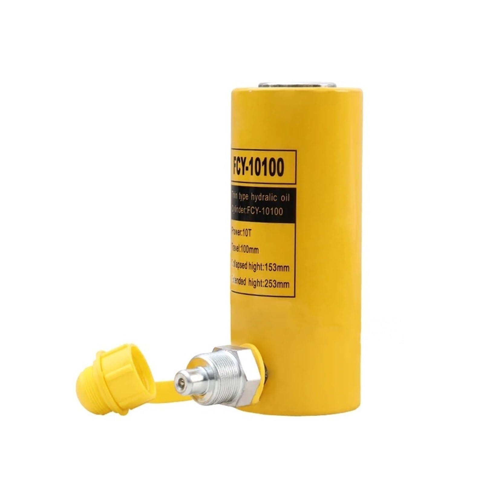 Long Type Hydraulic Cylinder FCY-10100 Hydraulic Jack with 10T Output, 100mm Piston