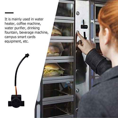 ULTECHNOVO Sensor de Fluxo de Água de Conexão Rápida Medidor de Fluxo de Efeito de Corredor Medidor