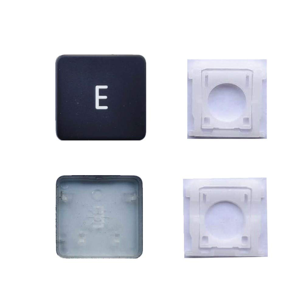 Replacement Individual AP11 Type E Key Cap and Hinges are Applicable for MacBook Pro A1425 A1502 A1398 for MacBook Air A1369/A1466 A1370/A1465 Keyboard to Replace The E Key Cap and Hinge