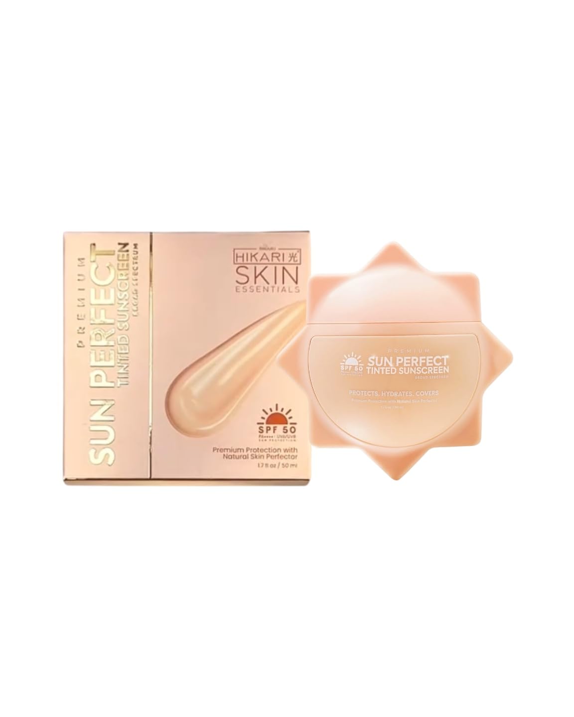 Amazon.com: Hikari Skin Premium Sun Perfect Tinted Sunscreen SPF