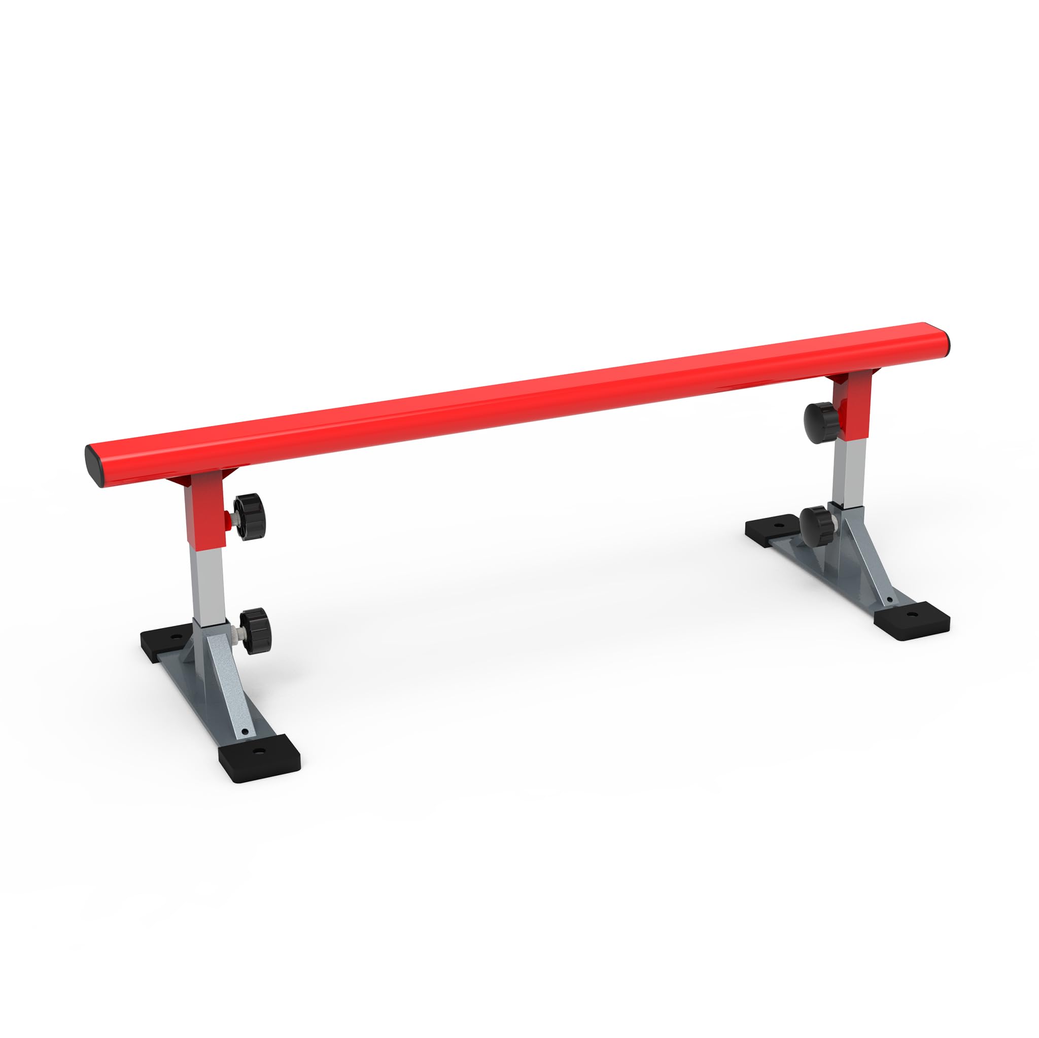 FreshPark Professional Solid Grind Rail - Height Adjustability: 13" - 19" H - Portable, Extendable, Durable Skatepark