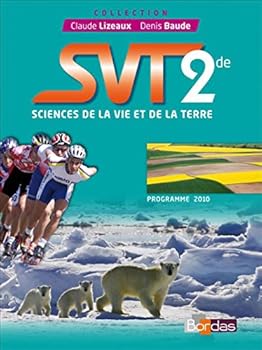 Paperback Lizeaux/Baude SVT 2de 2010 Manuel de l'élève Petit format [French] Book