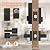 Tinewa Keyless Entry Door Lock with 2 Lever Handles, Fingerprint Entry Door Handleset, Electronic Digital Keypad Deadbolt with App, Auto Lock & One Touch Locking, Front Smart Door Handle Sets, Black