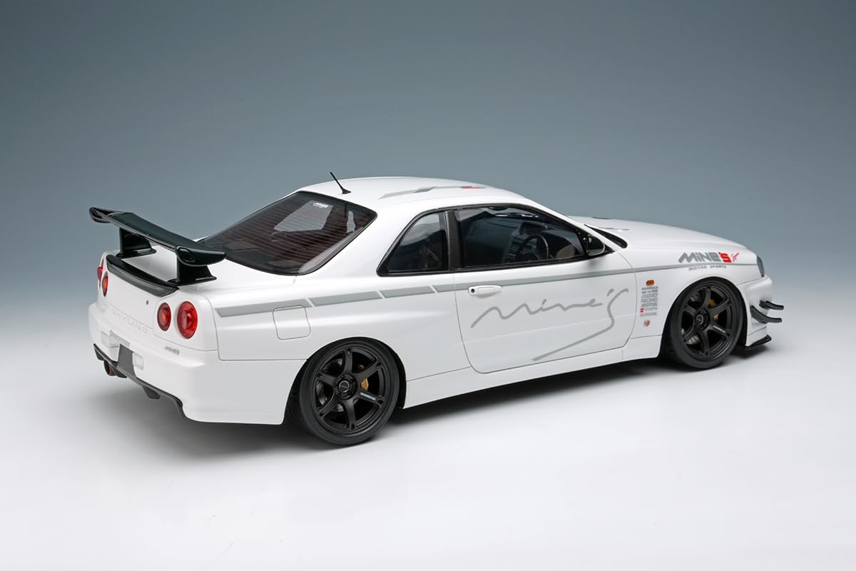 メイクアップ アイドロン MINE'S GT-R R34 オートサロン2026 EIDOLON Makeup EML178 1/18 Mines Skyline GT-R (BNR34) V-spec N1