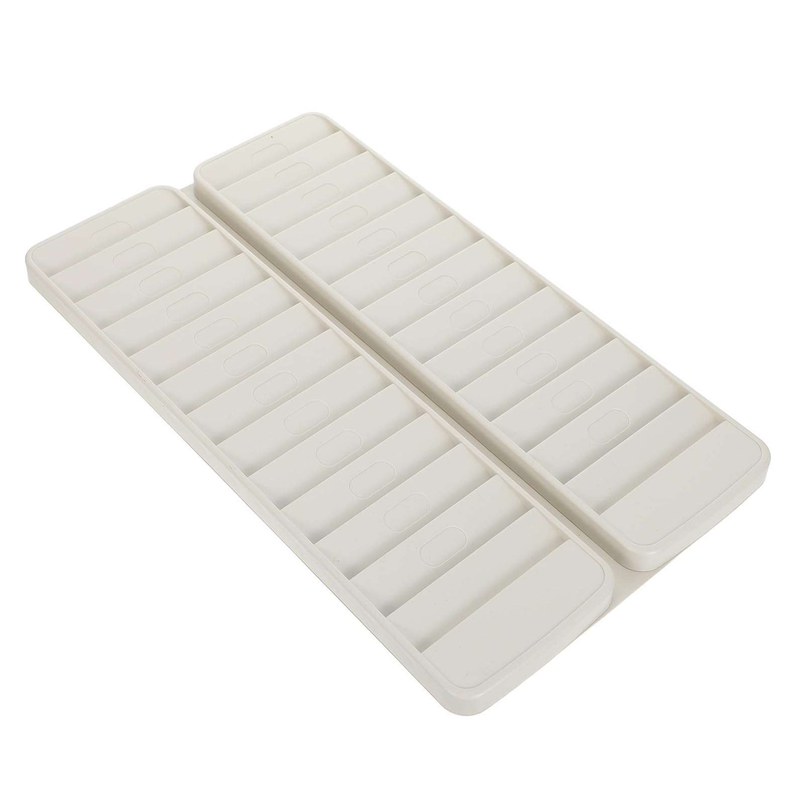 LIFKOME Tarjetero de Pared con 24 Compartimentos, Plástico Beige