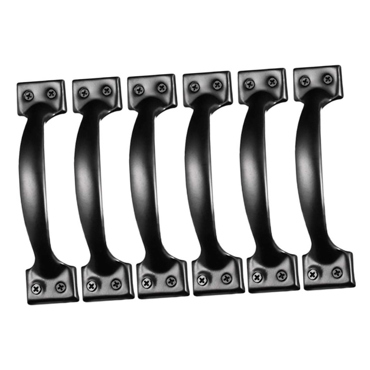 IWOWHERO Antique Bronze Cabinet Door Pulls 6pcs Small Drawer Handles Cabinet Knobs for Vintage Home Decor