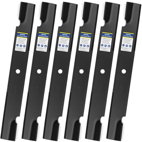 GICOOL 6-Pack 91-626 Lawn Mower Blades, Compatible with Scag, Ferris, Bad Boy 61' Decks, Replaces 48111, 481708, 5101755, 5022808ASM