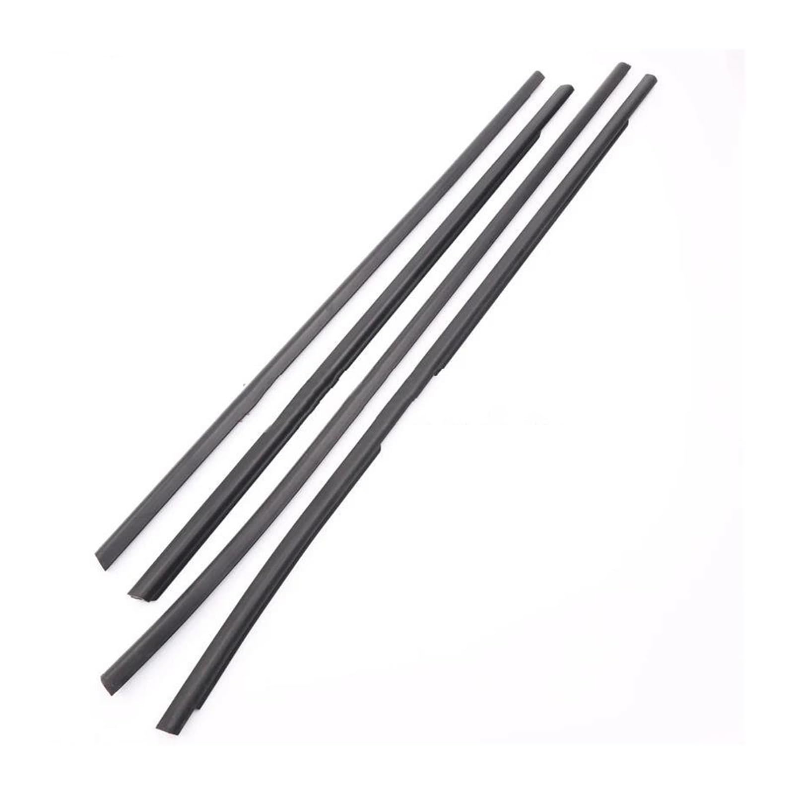 For X1 E84 Black Side Window Rubber Weatherstrip Seal Belt Trim Wiper Glasses Auto Seals ATGCBCAUF