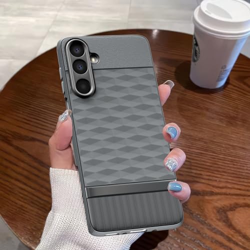 Image of Outlouders Back Cover for Samsung Galaxy M17 5G / A17 5G / F17 5G | Full Camera Protection | TPU Soft Flexible Shockproof Bumper Case (Grey)